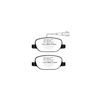 EBC PD03KR021 Alfa Romeo Giulietta (940) Yellowstuff Rear Brake Pad & Plain Disc Kit