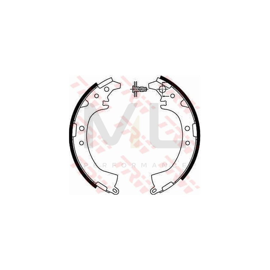 TRW GS8672 Brake Shoe Set | Performance Parts Direct Car Parts