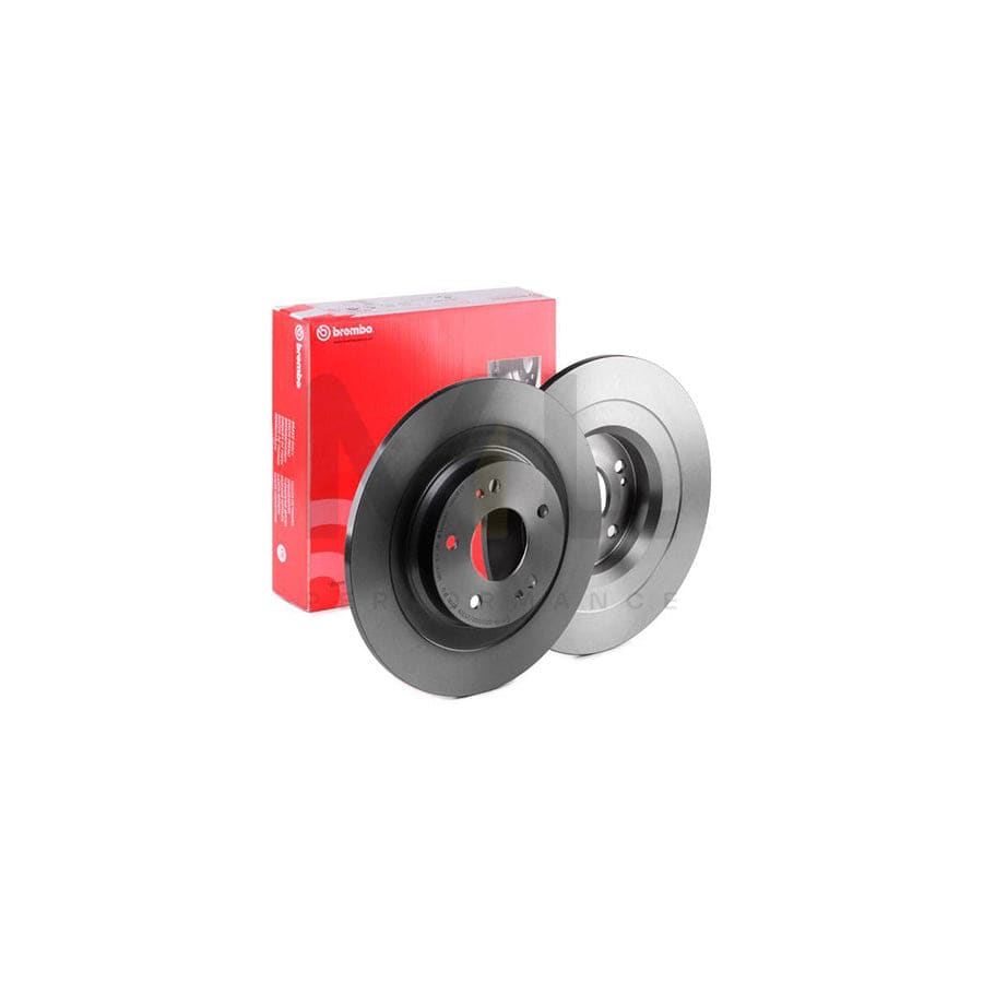 BREMBO 08.N267.11 Brake Disc Solid, Coated  - 1 piece
