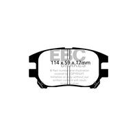 EBC DP1658 Toyota Harrier Ultimax Front Brake Pads