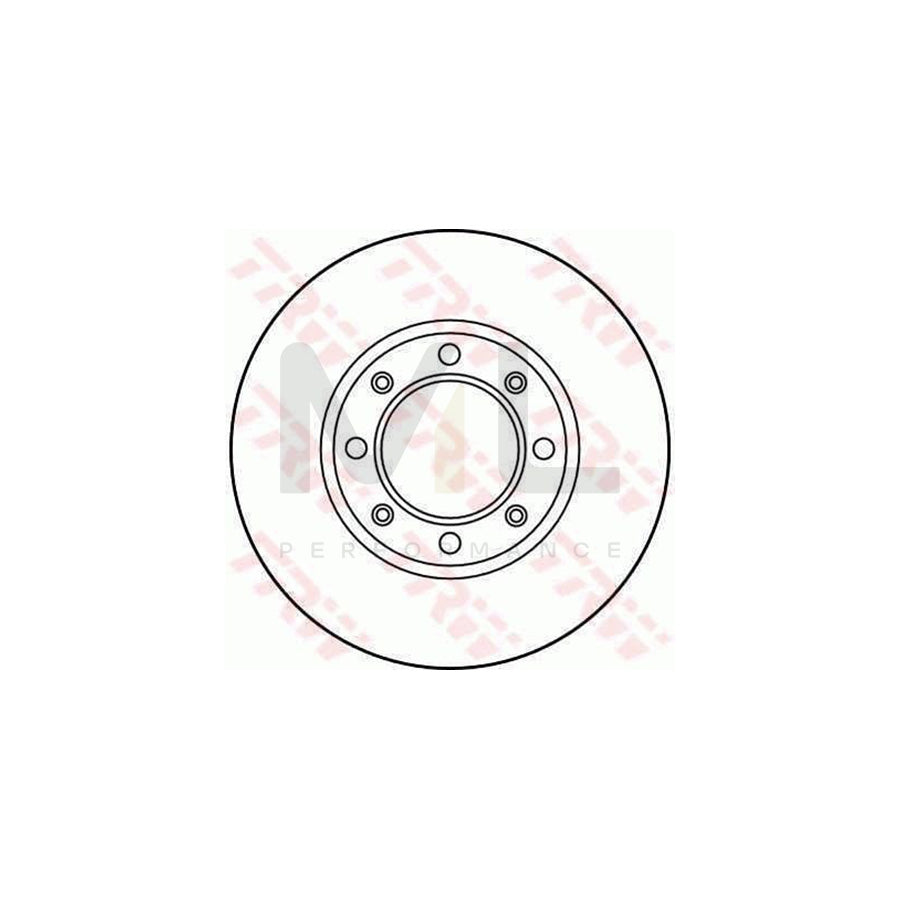 TRW DF1300 Brake Disc Solid | Performance Parts Direct Car Parts