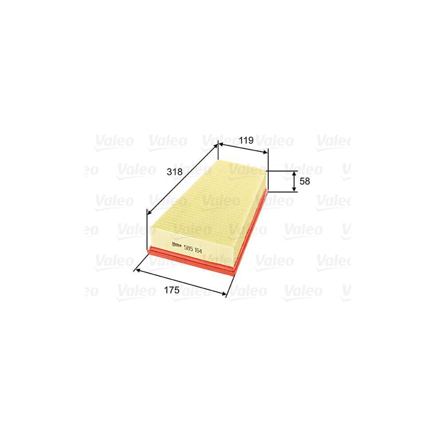Valeo 585164 Air Filter
