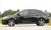 Rieger Ford Focus 2 Left & Right Side Skirts (Inc. Focus 2 ST) -  Matte Black