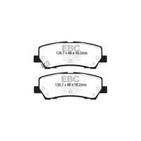 EBC PD04KR665 Ford Mustang Bluestuff Rear Brake Pad & Plain Disc Kit
