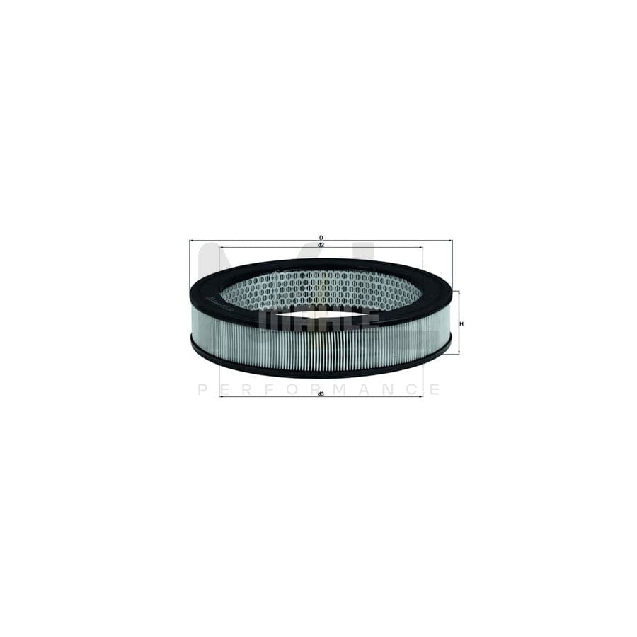 MAHLE ORIGINAL LX 8 Air Filter Filter Insert | Performance Parts DirectCar Parts
