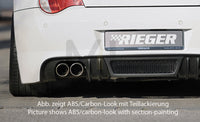 Rieger 00099856 BMW Z4 E85 Rear Diffuser for Original Twin Tailpipe Left - Carbon-Look