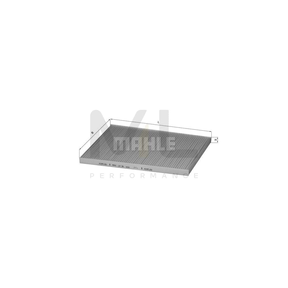 MAHLE ORIGINAL LA 36 Pollen filter Particulate Filter | Performance Parts DirectCar Parts