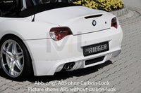 Rieger 00099865 BMW Z4 E85 Rear Diffuser for Twin Tailpipe Left - Carbon-Look