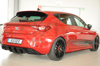 Rieger 00088210 SEAT Leon KL Rear Diffuser - Glossy Black