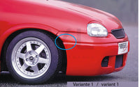 Rieger 00058811 Opel Corsa B Front Splitter -  Matte Black