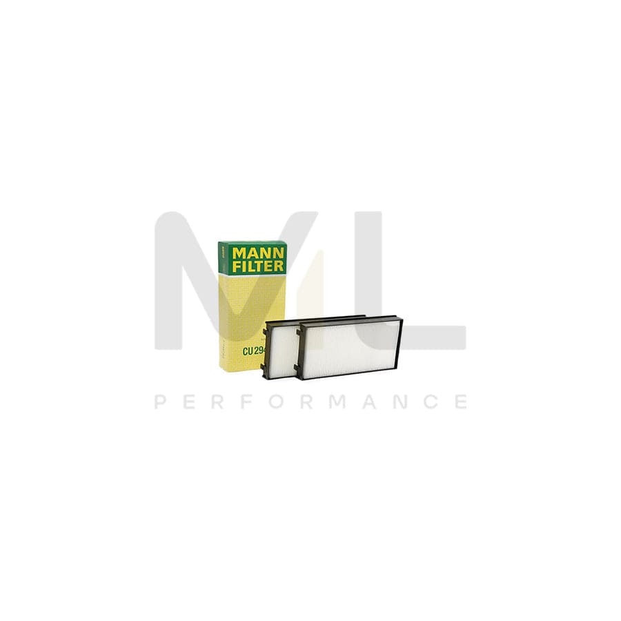 MANN-FILTER CU 2941-2 Pollen filter Particulate Filter | Performance Parts DirectCar Parts