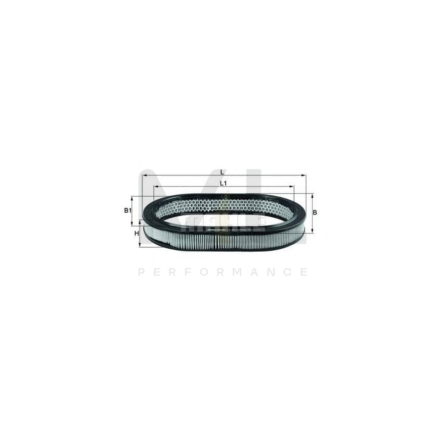 MAHLE ORIGINAL LX 64 Air Filter Filter Insert | Performance Parts DirectCar Parts