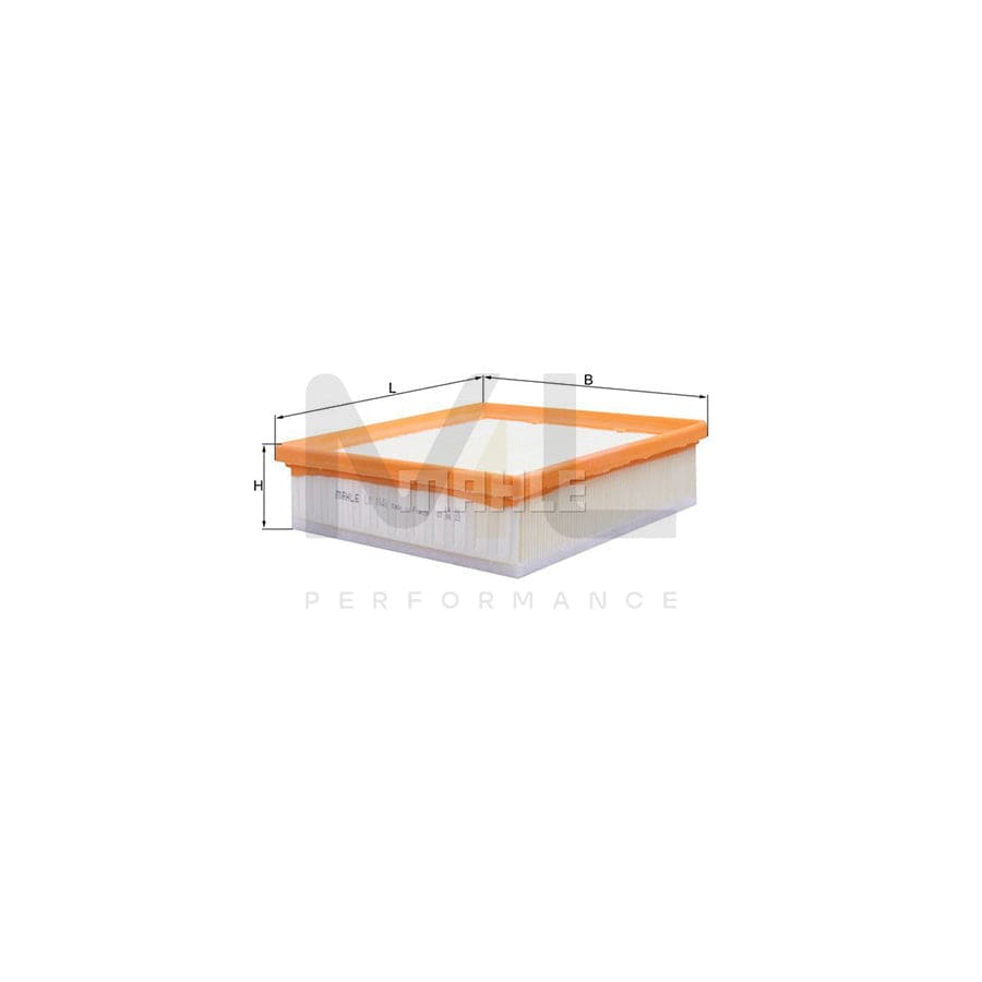 MAHLE ORIGINAL LX 1846 Air Filter Filter Insert | Performance Parts DirectCar Parts
