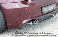 Rieger 00050509 BMW Z4 E85 Rear Diffuser for Original Twin Tailpipe Left -  Matte Black