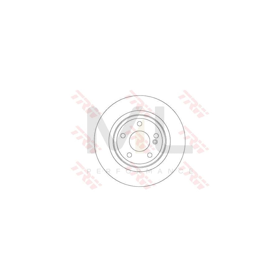 TRW DF6886 Brake Disc Solid, Painted | Performance Parts Direct Car Parts