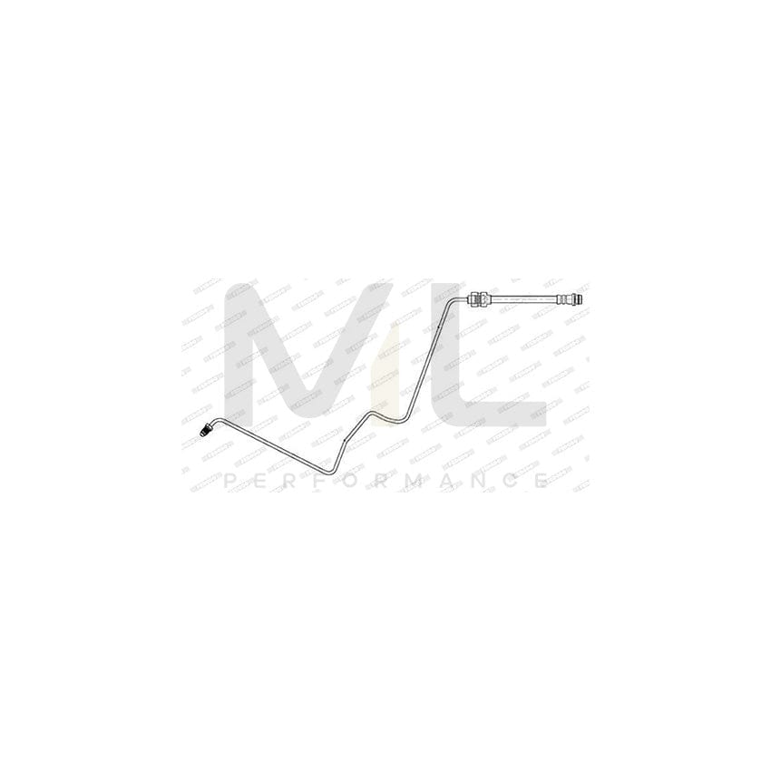 FERODO FHY2713 Brake Hose 660mm, M 10X1 | Performance Parts Direct Car Parts