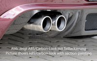 Rieger 00099856 BMW Z4 E85 Rear Diffuser for Original Twin Tailpipe Left - Carbon-Look