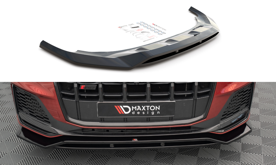 Maxton Design Audi SQ7 / Q7 S-Line MK2 (4M) Facelift Front Splitter