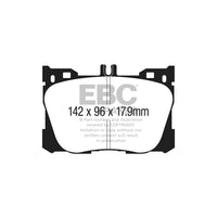 EBC DP53070NDX Mercedes-Benz W/S/C/A205 W/S213 A/C238 Bluestuff NDX Front Brake Pads  - ATE/TRW Caliper 2 |