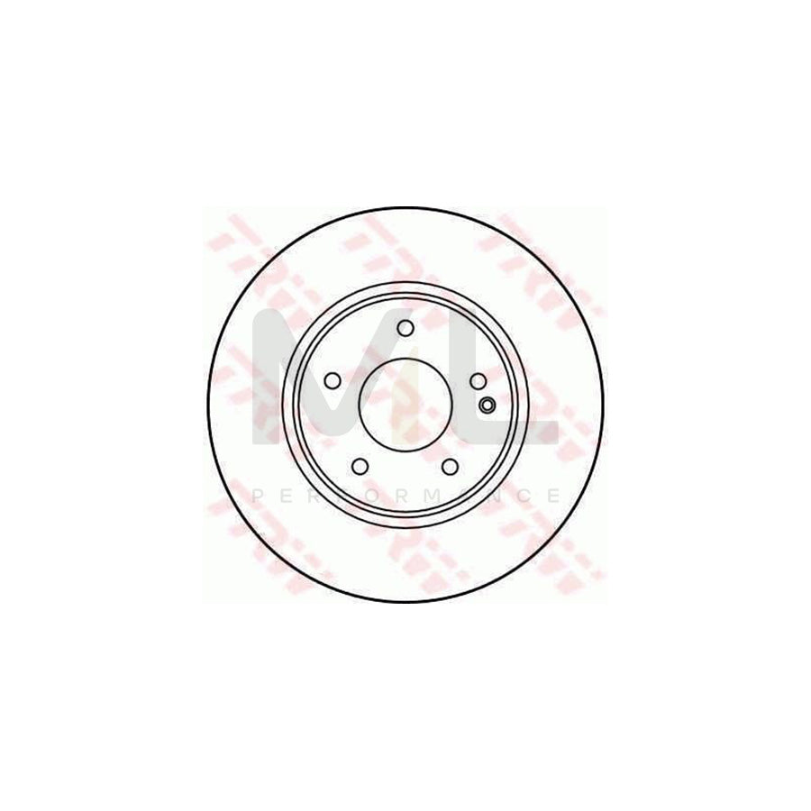 TRW DF2779 Brake Disc suitable for MERCEDES-BENZ E-Class Saloon (W210) Vented, High-carbon | Performance Parts Direct Car Parts