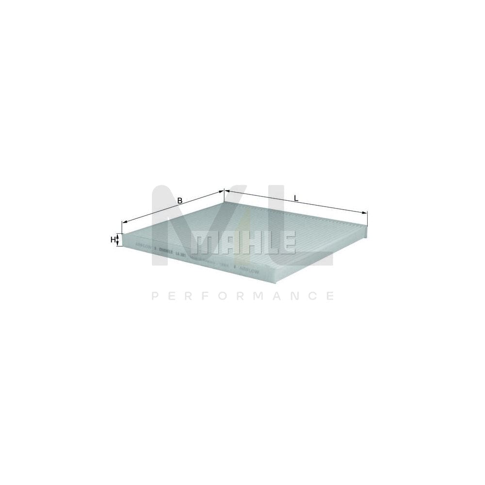 MAHLE ORIGINAL LA 301 Pollen filter Particulate Filter | Performance Parts DirectCar Parts