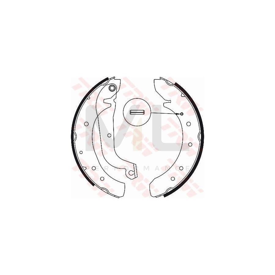 TRW GS8562 Brake Shoe Set | Performance Parts Direct Car Parts