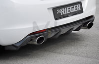 Rieger 00099849 Opel Astra J Rear Diffuser for Sport Tailpipe Left & Right - Carbon-Look