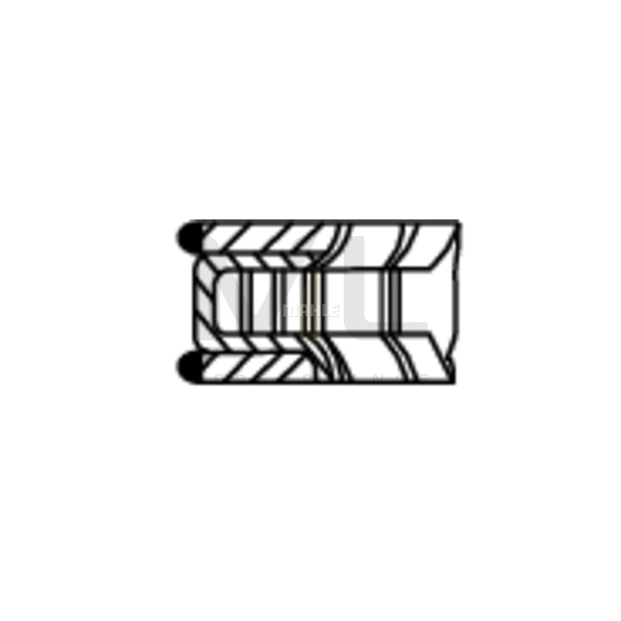 MAHLE ORIGINAL 003 10 N0 Piston Ring Kit suitable for MERCEDES-BENZ C-Class Cyl.Bore: 85,3mm | Performance Parts DirectCar Parts