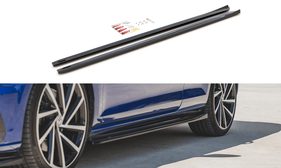 Maxton Design Volkswagen Golf R / R-Line MK7.5 Side Skirts Diffusers V.4