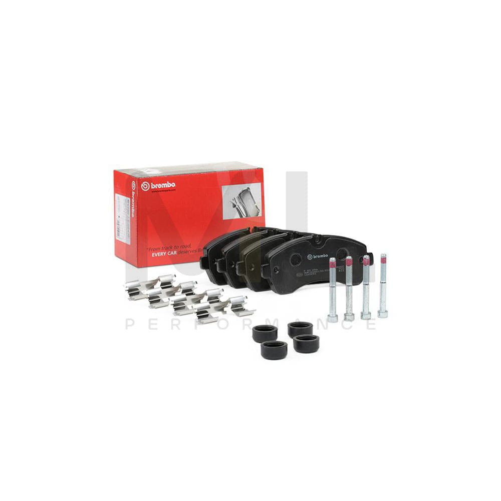 Brembo P 50 059 Brake Pad Set Prepared For Wear Indicator, With Brake Caliper Screws