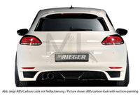 Rieger 00099772 VW 13 Mk3 Scirocco Rear Diffuser for Twin Tailpipe Left - Carbon-Look