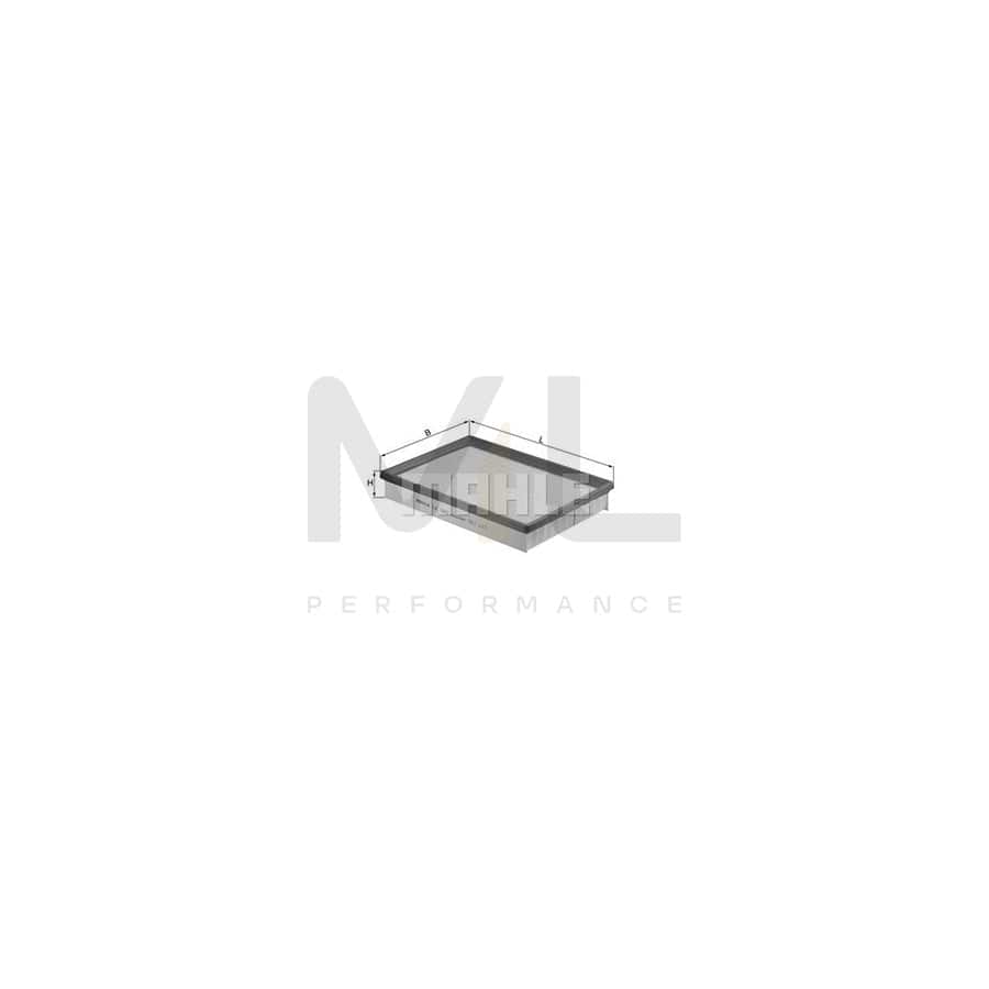 MAHLE ORIGINAL LX 1572 Air Filter Filter Insert | Performance Parts DirectCar Parts