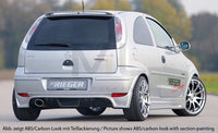 Rieger 00099335 Opel Corsa C Rear Diffuser for Twin Tailpipe Left - Carbon-Look