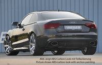 Rieger 00055470 Audi B8 B81 Rear Diffuser (A5 & S5) -  Matte Black