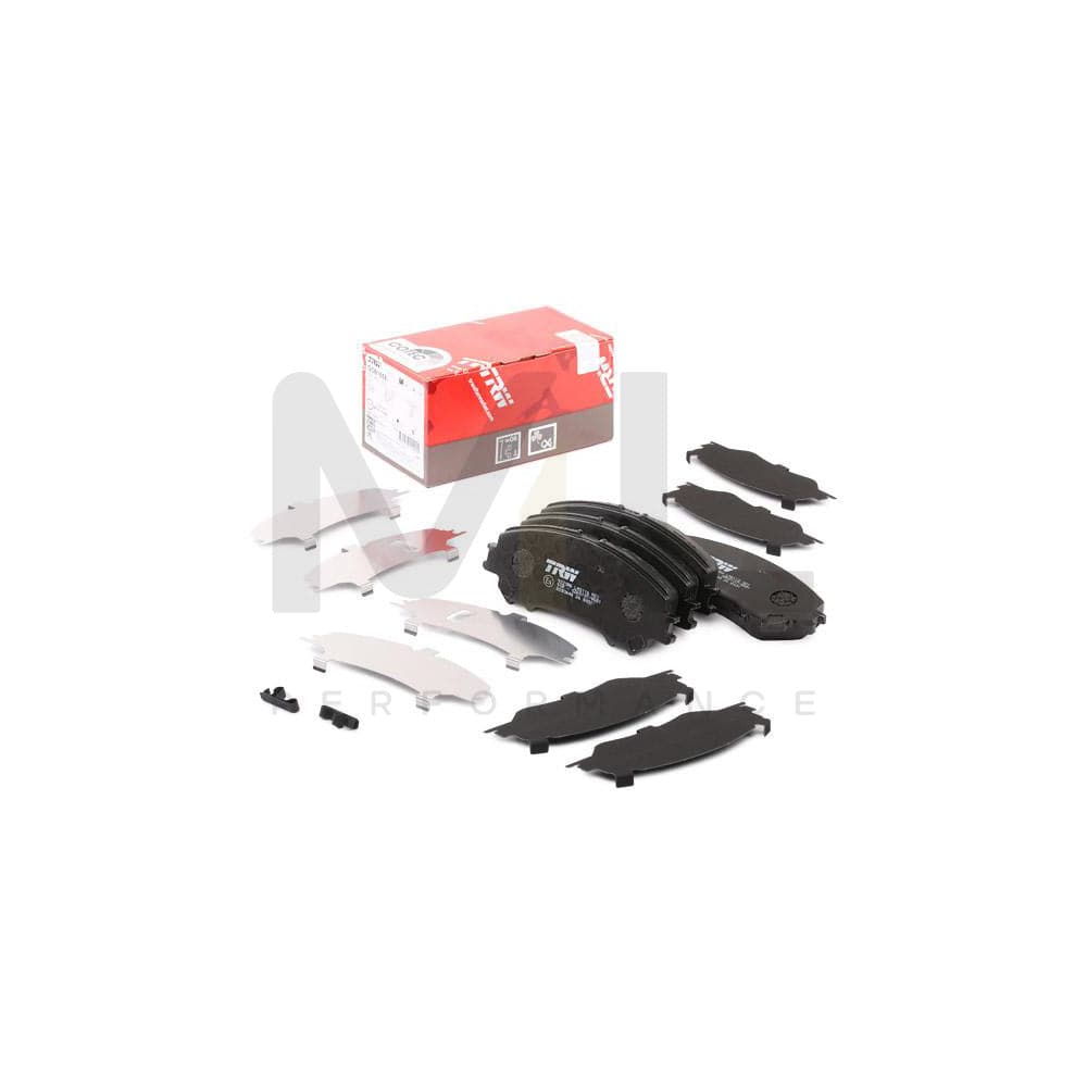 TRW Gdb3648 Brake Pad Set With Acoustic Wear Warning, With Accessories | Performance Parts Direct Car Parts