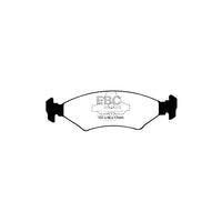 EBC PD13KF295 Ford Fiesta Mk3 Yellowstuff Front Brake Pad & GD Disc Kit