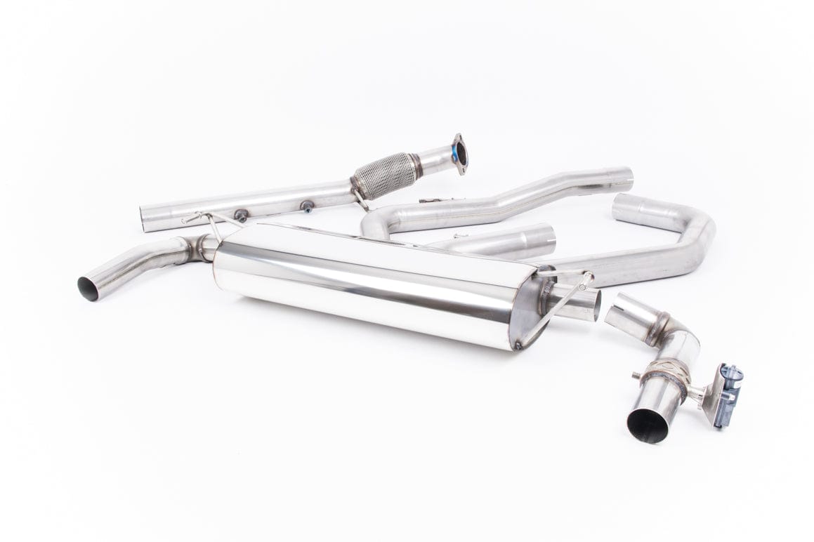 MillTek SSXHY132 Hyundai i30 Cat-Back with GPF Delete Pipe - with Carbon JET-115 Trims