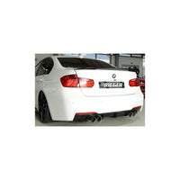 Rieger BMW 3 Series F30 F31 Rear Quad Diffuser for Twin Tailpipe Left & Right (Inc. 320i, 335i & 340i)