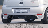 Rieger 00058928 Opel Corsa C Rear Diffuser