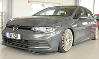 Rieger VW Mk8 Golf Left & Right Side Skirts (GTI, GTD & GTE) -  Matte Black