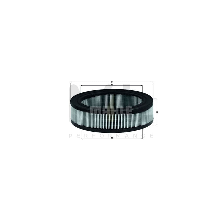 MAHLE ORIGINAL LX 167 Air Filter Filter Insert | Performance Parts DirectCar Parts