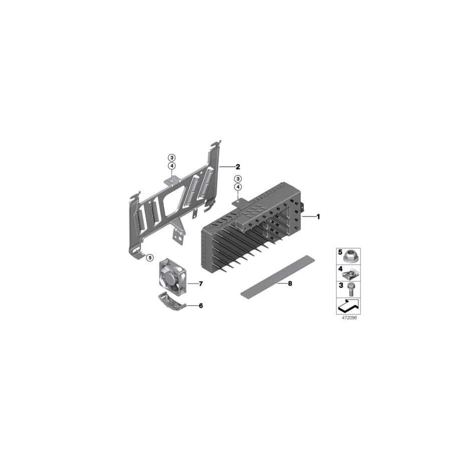 Genuine BMW 65126841965 F32 F82 Amplifier Hifi System (Inc. 430dX, 435dX & 420iX) |
