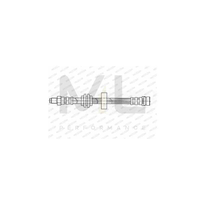 FERODO FHY2226 Brake Hose for FORD FOCUS 370mm, M 10X1 | Performance Parts Direct Car Parts