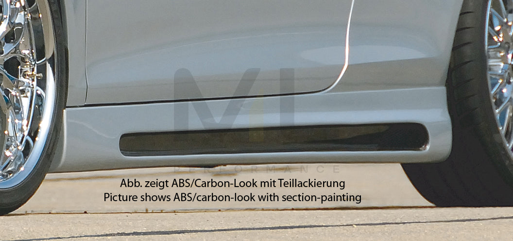 Rieger 00099747 VW 1F Eos Right Side Skirt - Carbon-Look