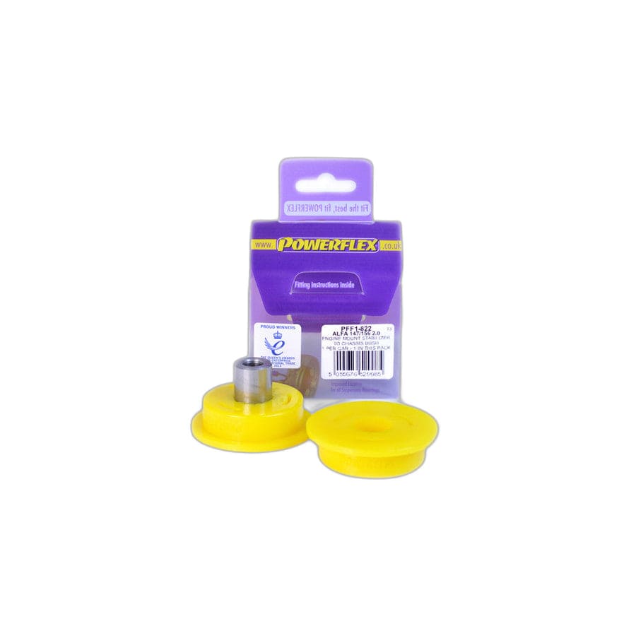 Powerflex PFF1-822 Alfa Romeo Engine Mount Stabiliser To Chassis Bush (Inc. 147 & 155)