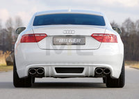 Rieger 00055426 Audi B8 B81 A5 Rear Diffuser for Twin Tailpipe Left & Right