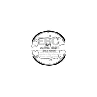 EBC 5271 Opel Saab Vauxhall Rear Brake Shoes (4 pcs.)