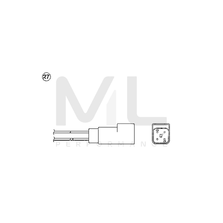 NTK Lambda Sensor / O2 Sensor (NGK 1890) - OZA89-D1