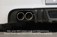Rieger 00099856 BMW Z4 E85 Rear Diffuser for Original Twin Tailpipe Left - Carbon-Look