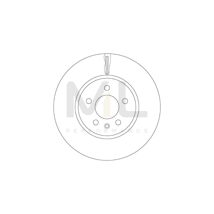 TRW DF6260 Brake Disc Vented, Painted | Performance Parts Direct Car Parts